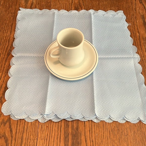 Vintage Baby Blue 6pcs  Dining Table Cover - Picture 6 of 11